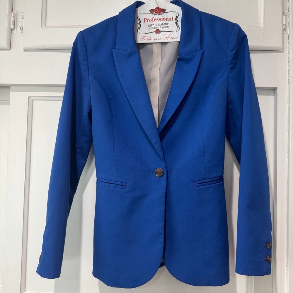H&M royal blue blazer 4